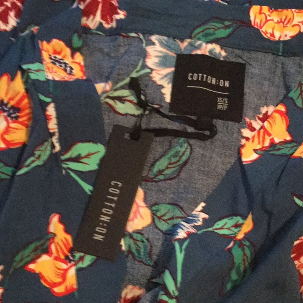 🌴NWT Awesome Colorful Kimono Oversized Size XS/S - Picture 4 of 4